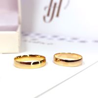 Aliança Clássica Abaulada em Ouro 18k com 4,0 Milímetros
