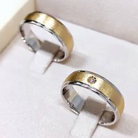 Aliança de Casamento em Ouro 18k com Brilhantes 