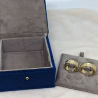 Alianças de Casamento em Ouro 18k com 240 Diamantes Brilho Infinito