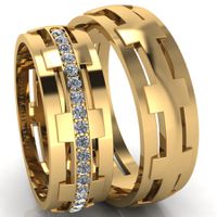 Aliança de Casamento em Ouro 18k