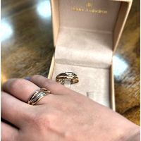 Alianças 3 Elos de Casamento - Ouro 18k 750