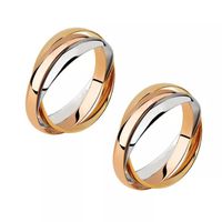 Alianças 3 Elos de Casamento - Ouro 18k 750