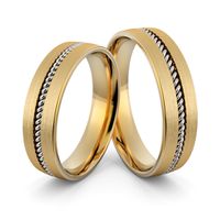 Aliança em Ouro 18k de Casamento e Noivado
