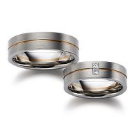 Alianças Ouro 18k - Casamento e Bodas com Diamantes Princess
