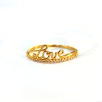 Anel em Ouro 18k Love 