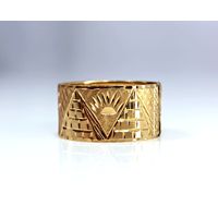 Anel em Ouro Amarelo 18k Modelo Escrava