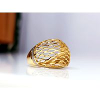 Anéis em Ouro Amarelo e Branco 18k Diamantado 