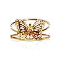 Anel em Ouro 18k Borboleta Diamantada