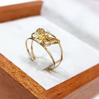 Anel em Ouro 18k Borboleta Diamantada