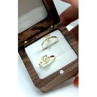 Anel em Ouro 18k Personalizado com Inicial