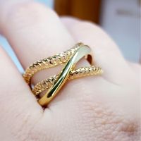 Anel em Ouro 18k Entrelaçado e Personalizado
