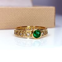 Anel de Formatura em Ouro 18k Personalizado com Esmeralda