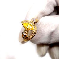 Anel de Formatura em Ouro 18k Citrino 