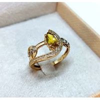 Anel de Formatura em Ouro 18k Citrino 