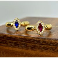 Anel de Formatura Navete em Ouro 18k 