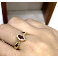 Anel de Formatura Navete em Ouro 18k 