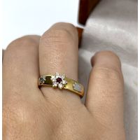 Anel de Formatura Direito Feminino com Rubi e Brilhantes