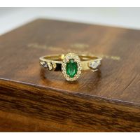 Anel de Formatura em Ouro 18k com Pedra Oval