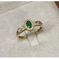 Anel de Formatura em Ouro 18k com Pedra Oval