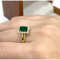 Anel de Formatura em Ouro 18k Retangular