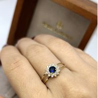 Anel de Formartura em Ouro 18k Personalizado Flor