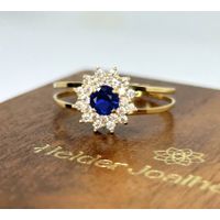 Anel de Formartura em Ouro 18k Personalizado Flor