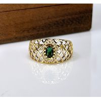 Anel de Formatura em Ouro 18k Trabalhado e Personalizado 