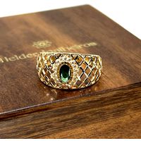 Anel de Formatura em Ouro 18k Trabalhado e Personalizado 