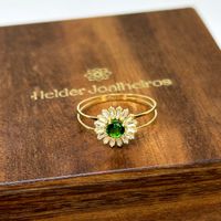 Anel em Ouro 18k Cravejado e Personalizado 