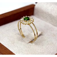 Anel em Ouro 18k Cravejado e Personalizado 