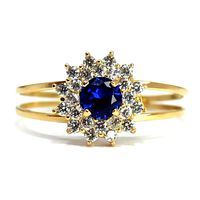 Anel de Formartura em Ouro 18k Personalizado Flor