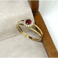 Anel de Formatura Ouro 18k Pedra Redonda Personalizado para Direito e demais cursos