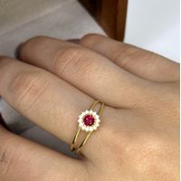 Anel de Formatura Ouro 18k Pedra Redonda Personalizado para Direito e demais cursos