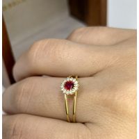 Anel de Formatura Ouro 18k Pedra Redonda Personalizado para Direito e demais cursos