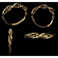 Anel de Formatura em Ouro 18k DNA