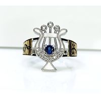 Anel de Formatura em Ouro 18k Música