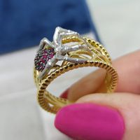 Anel em Ouro 18k Personalizado Aranha