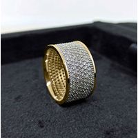 Anel em Ouro 18k Cravejado com Diamantes