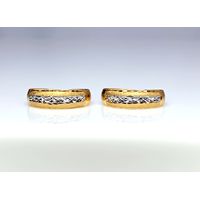Aparador em Ouro Amarelo e Branco 18k Diamantado