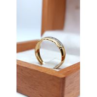 Aparador em Ouro Amarelo e Branco 18k Diamantado