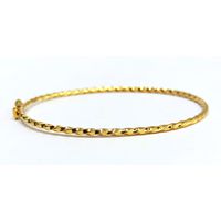 Bracelete em Ouro 18k Torcido