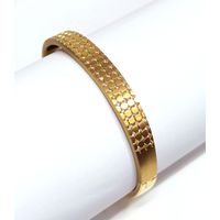 Bracelete em Ouro 18k Trabalhado Cravejado com Diamantes