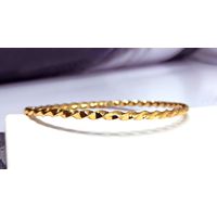 Bracelete Torcido em Ouro 18k Sem Pedra Libanesa