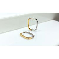 Brinco em Ouro Amarelo e Branco 18k 