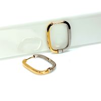 Brinco em Ouro Amarelo e Branco 18k 