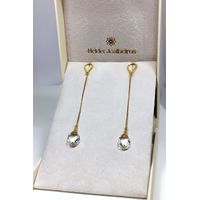 Brinco em Ouro 18k Cristal