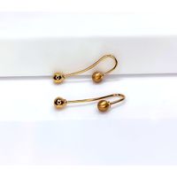 Brinco em Ouro 18k Gancho com Bolinha