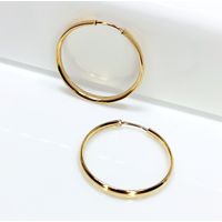 Brinco em Ouro 18k Argola Clássica 17 Milímetros
