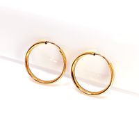 Brinco em Ouro 18k Argola Clássica de 13 Milímetros