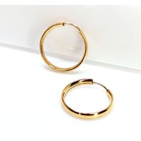 Brinco em Ouro 18k Argola Clássica de 13 Milímetros